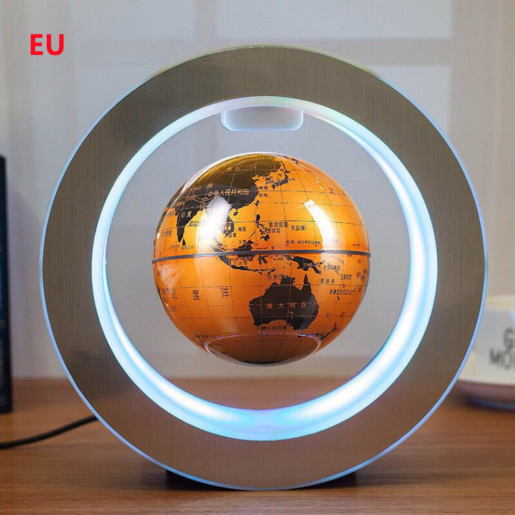 Floating LED World Map Globe Lamp
