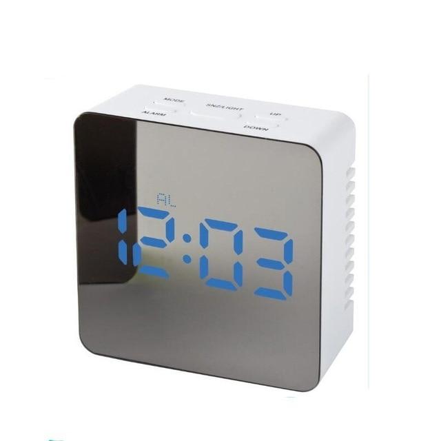 Digital LED Mirror Alarm Clock