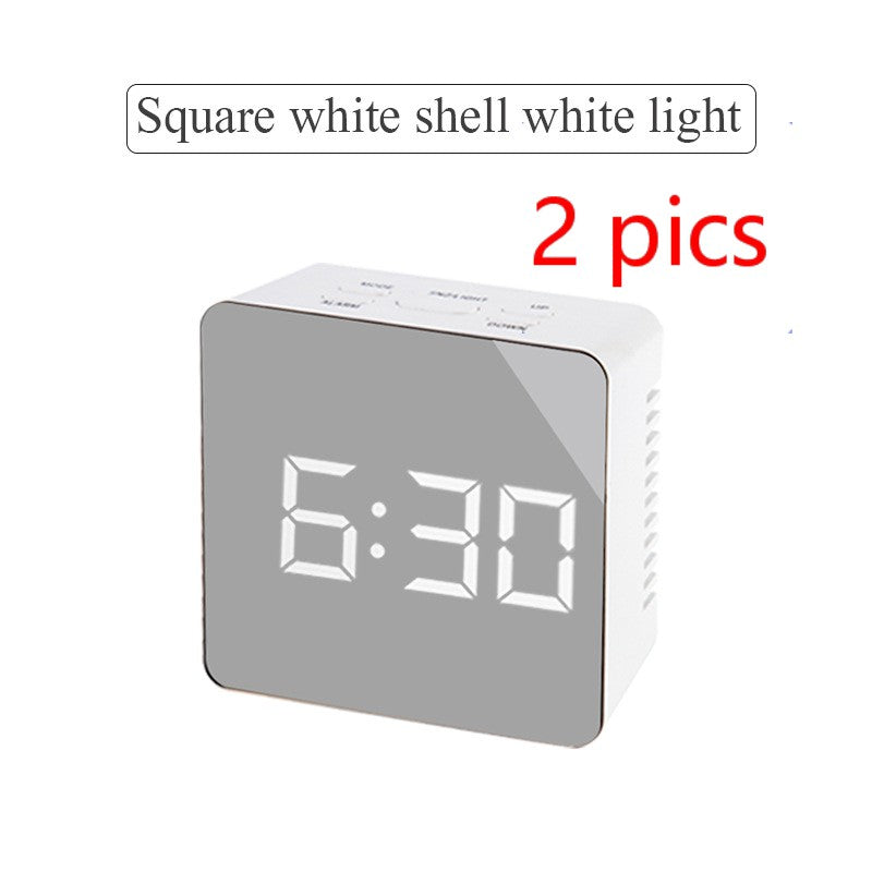 Digital LED Mirror Alarm Clock