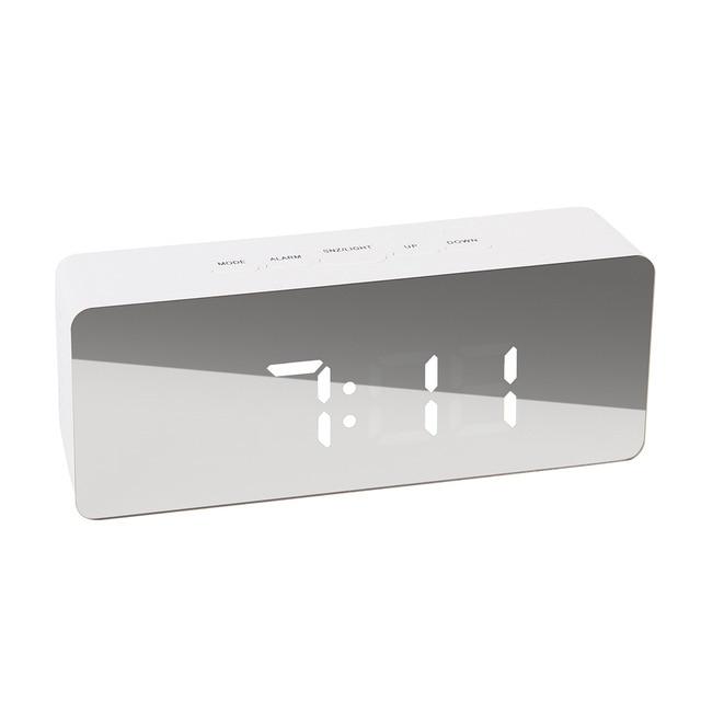 Digital LED Mirror Alarm Clock