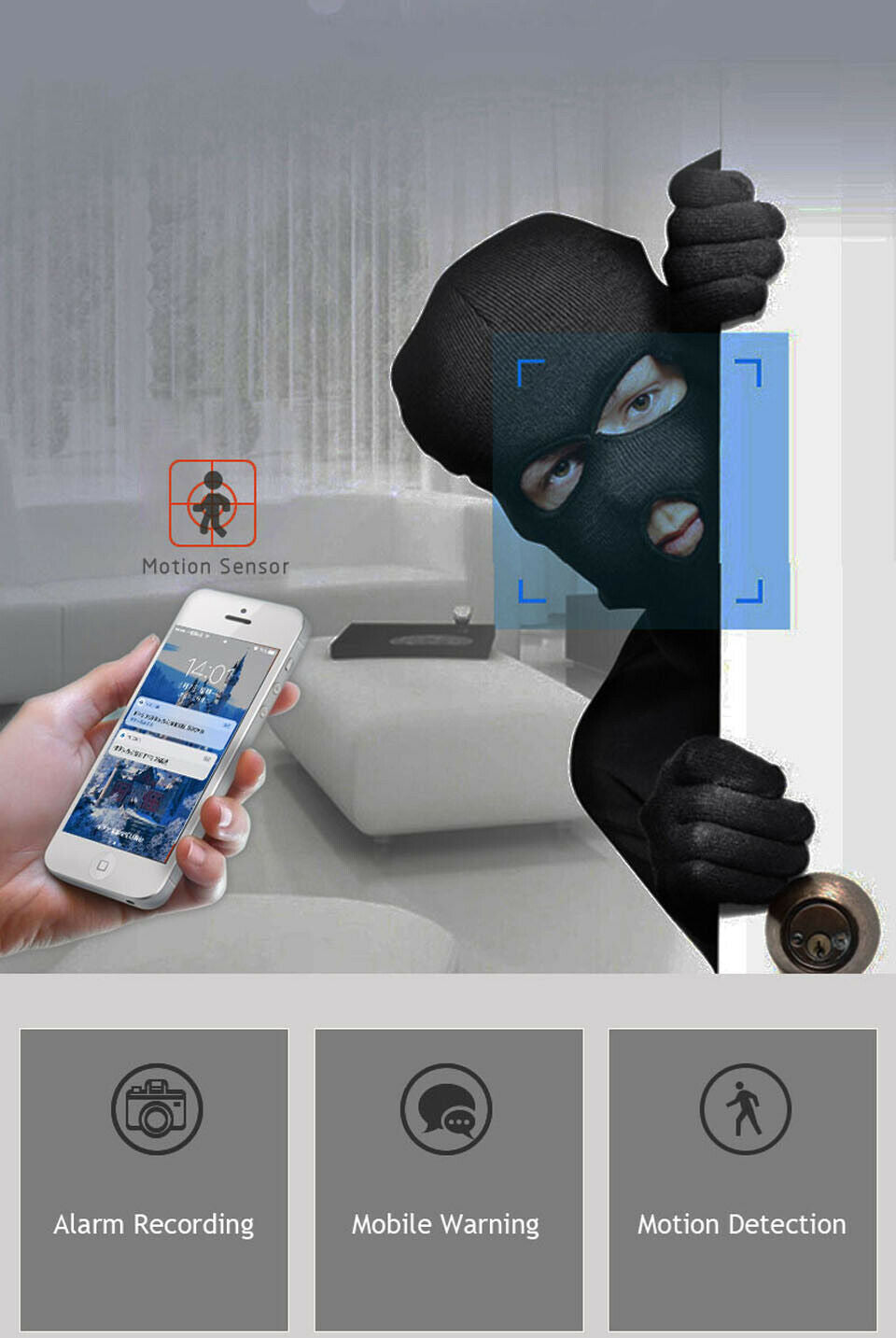 1080P Smart WiFi CCTV IP Camera – 360° Home Security Monitor