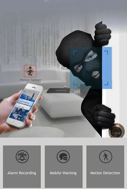 1080P Smart WiFi CCTV IP Camera – 360° Home Security Monitor