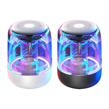 Portable Bluetooth Speaker with Powerful Bass & LED Light