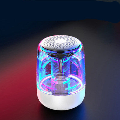 Portable Bluetooth Speaker with Powerful Bass & LED Light