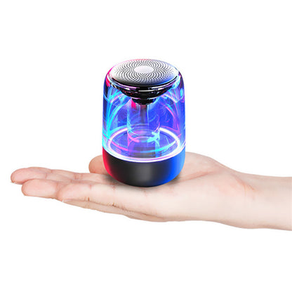 Portable Bluetooth Speaker with Powerful Bass & LED Light