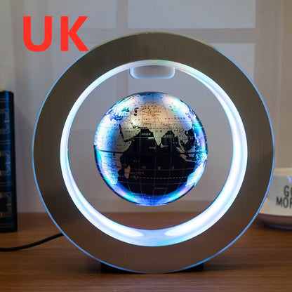 Floating LED World Map Globe Lamp