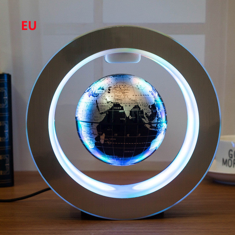 Floating LED World Map Globe Lamp