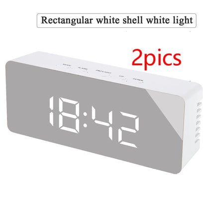 Digital LED Mirror Alarm Clock