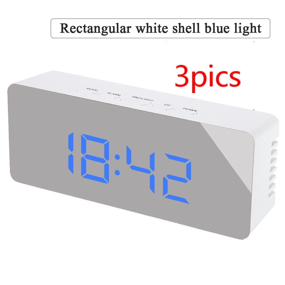 Digital LED Mirror Alarm Clock