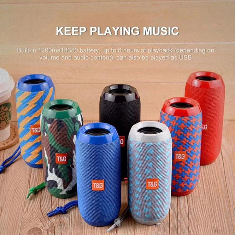 Portable 10W Bluetooth Speaker with Deep Bass