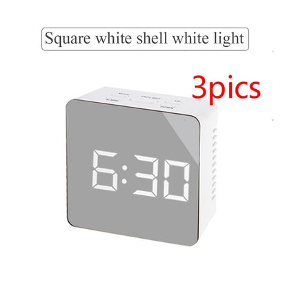 Digital LED Mirror Alarm Clock