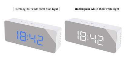 Digital LED Mirror Alarm Clock