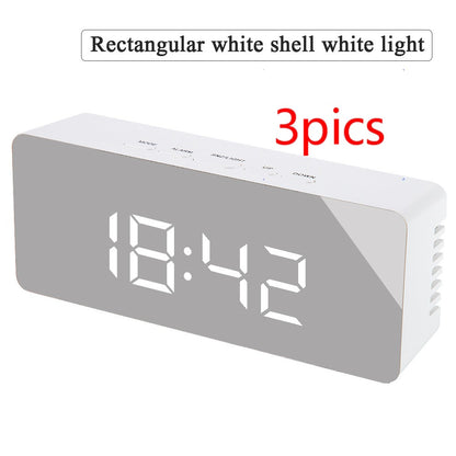 Digital LED Mirror Alarm Clock