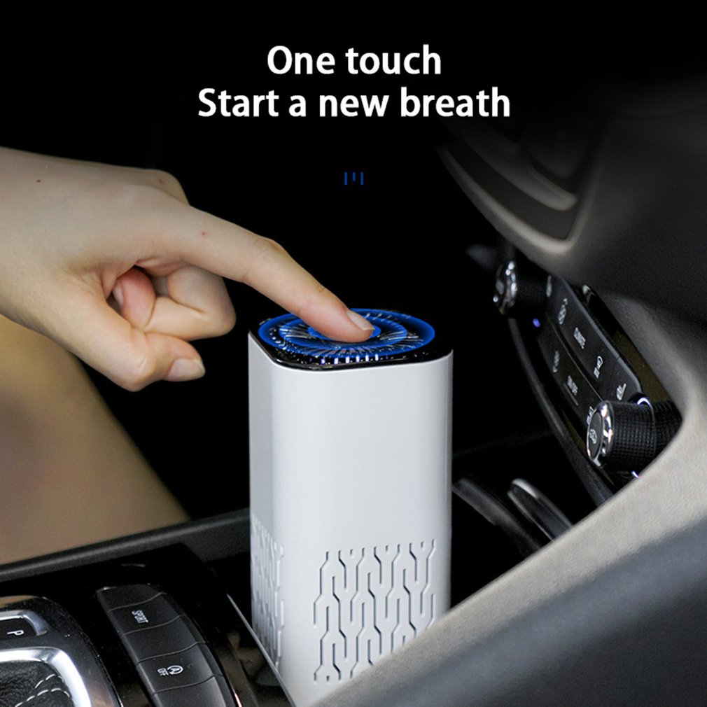 Portable Car & Home Air Purifier with Negative Ion Technology