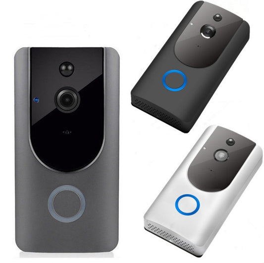 Smart WiFi Video Doorbell Camera with Two-Way Audio & Night Vision
