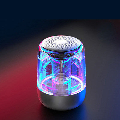Portable Bluetooth Speaker with Powerful Bass & LED Light