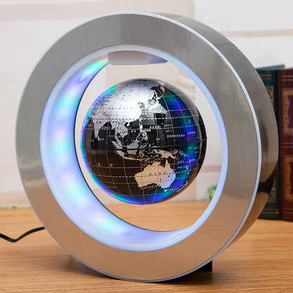 Floating LED World Map Globe Lamp