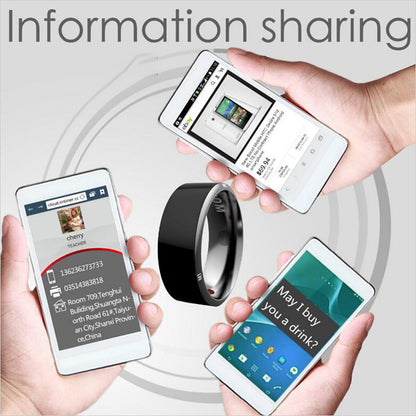 Smart NFC Ring – Multifunctional High-Tech Wearable (Black)