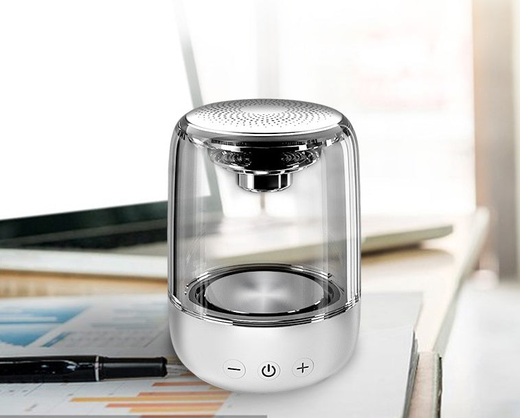 Portable Bluetooth Speaker with Powerful Bass & LED Light