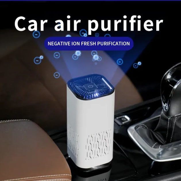 Portable Car & Home Air Purifier with Negative Ion Technology