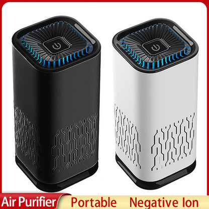Portable Car & Home Air Purifier with Negative Ion Technology