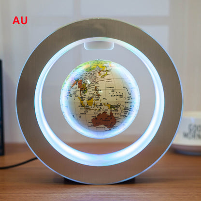 Floating LED World Map Globe Lamp