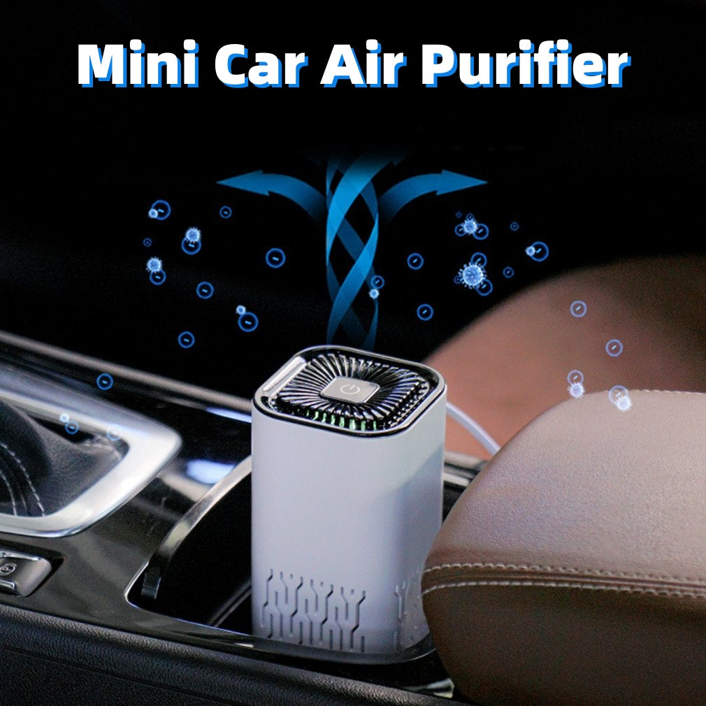 Portable Car & Home Air Purifier with Negative Ion Technology