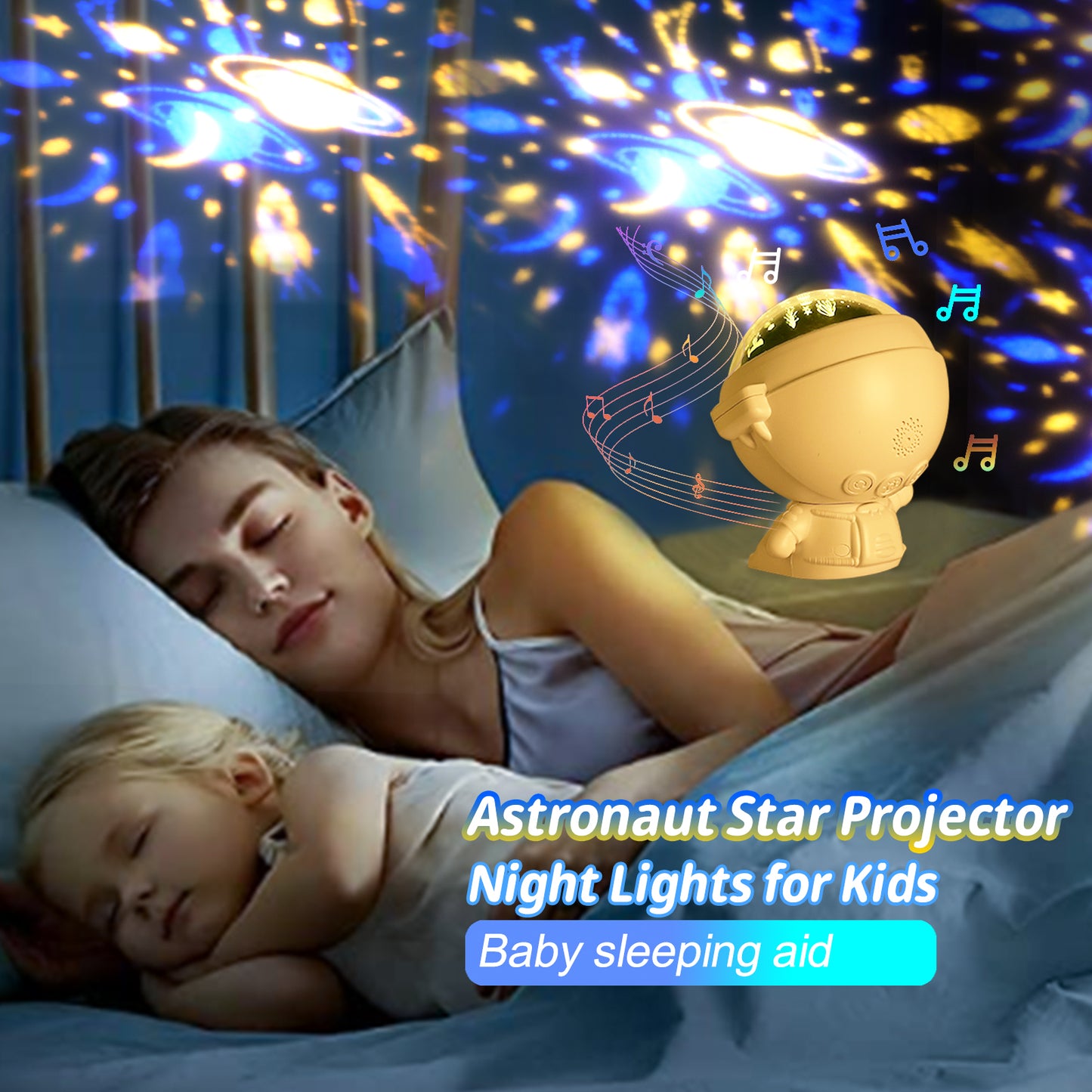 Galaxy Star Projector Starry Sky Night